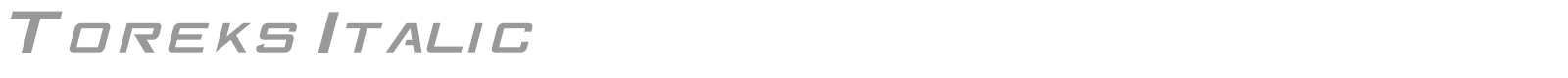 Toreks font preview